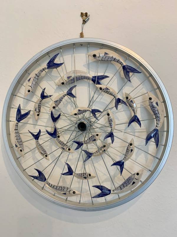 - a Ceramic by Kate Panter, measuring 53 x 53 cm (H x W) £265